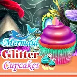 Mermaid Glitter Cupcakes